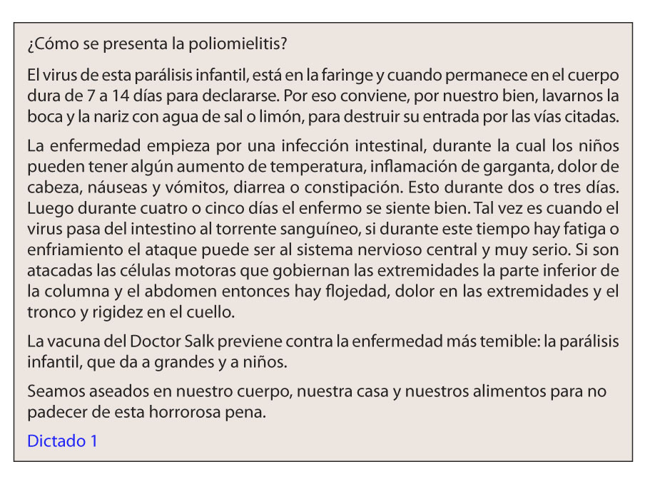 síntomas de la poliomielitis en niños pequeños